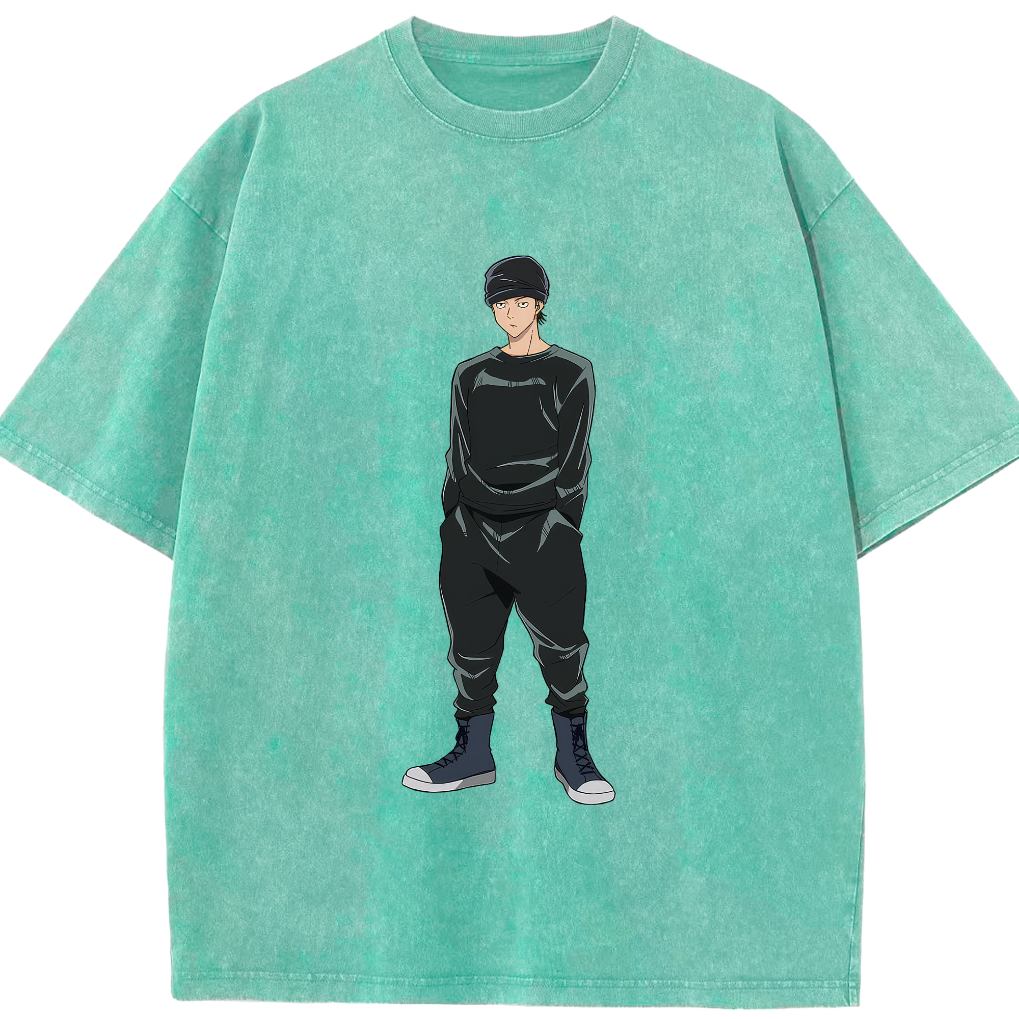 （画像用） 呪術廻戦 Jujutsu Kaisen 綿100% ヴィンテージ風 半袖Tシャツ（フロントプリント）